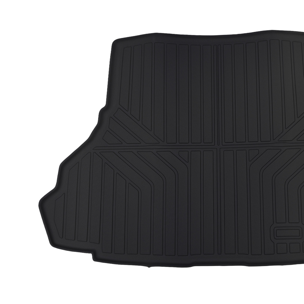 Black TPE Boot Protection Mat compatible for Ford Mustang 2015-2023 Cargo Liner Non-Slip