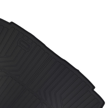 Black TPE Boot Protection Mat compatible for Ford Mustang 2015-2023 Cargo Liner Non-Slip