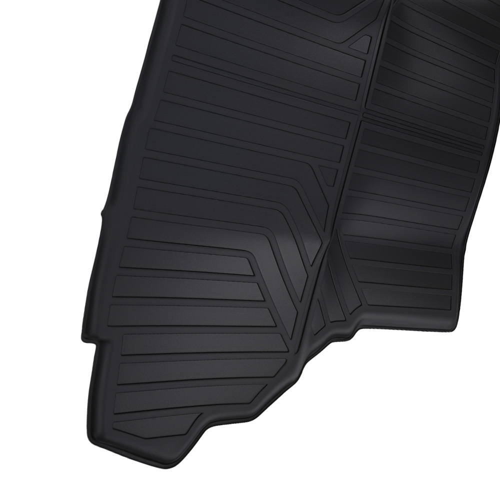 Black TPE Boot Protection Mat compatible for Ford Mustang 2015-2023 Cargo Liner Non-Slip