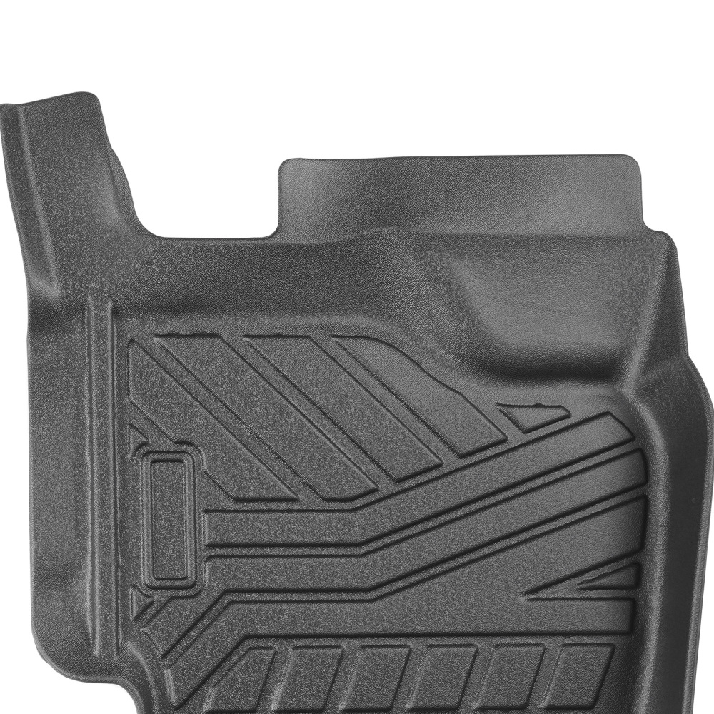 TPE Floor Mat Liners compatible for Ford F-150 Super Crew Cab 15-24 All Weather Waterproof