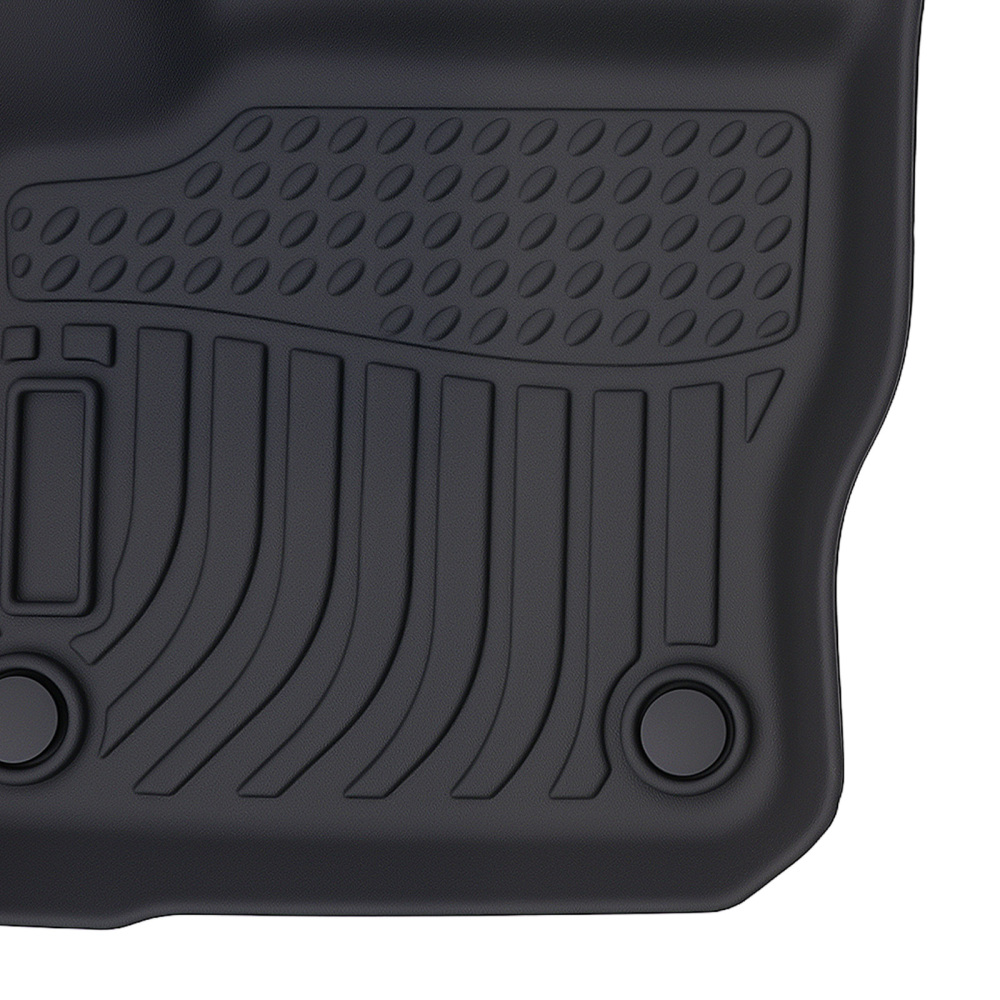 All Weather Carpet Floor Mats compatible for Ford Focus 2012-2018 TPE Floor Liners