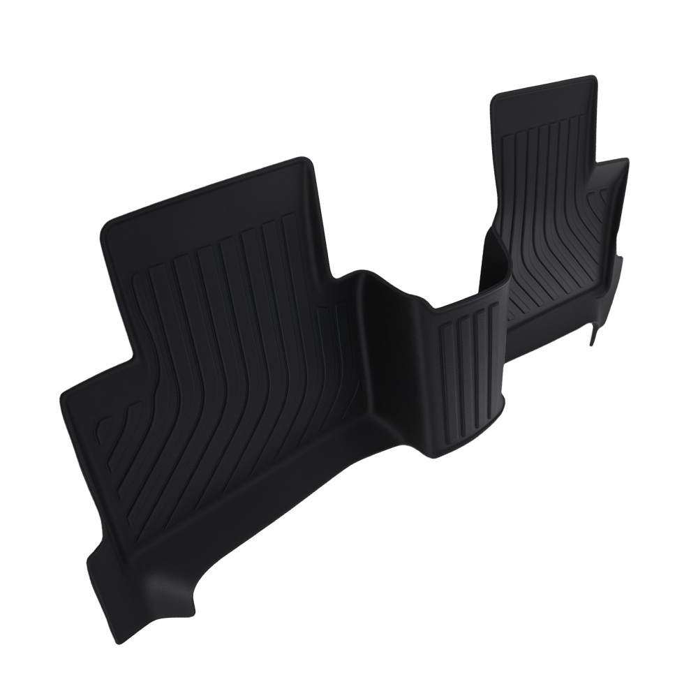 All Weather Black Floor Mat compatible for GMC Canyon/Compatible for Chevy Colorado 2015-2022 Crew