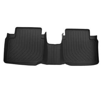 All Weather Floor Mat Set compatible for Honda Accord Sedan 2008-2012 TPE Black Car Carpet