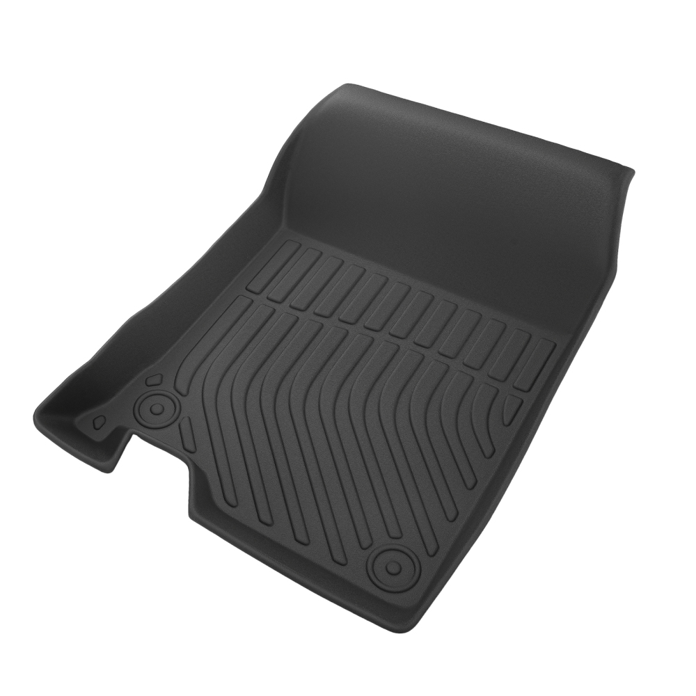 All Weather Floor Mat Set compatible for Honda Accord Sedan 2008-2012 TPE Black Car Carpet