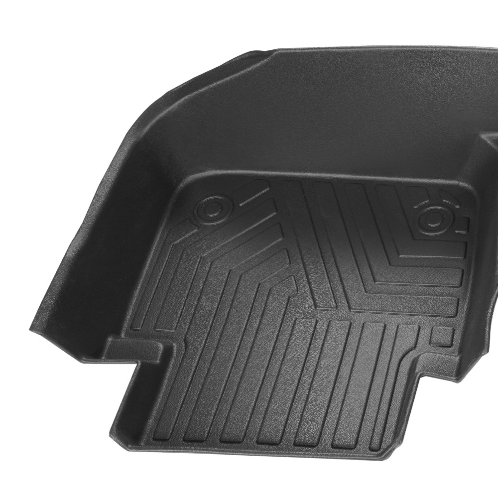 Floor Mats Liners Black TPE All Weather compatible for Honda Accord Sedan 2013-2017 New