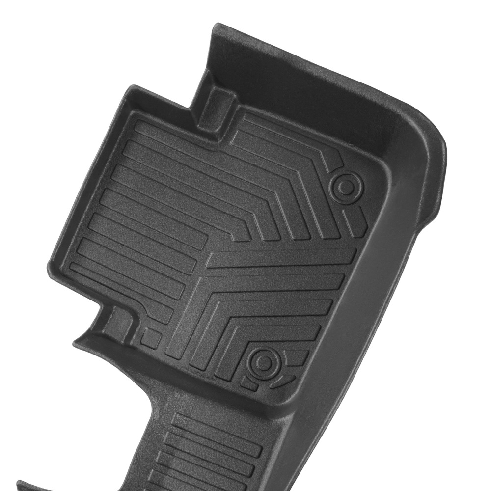 Floor Mats Liners Black TPE All Weather compatible for Honda Accord Sedan 2013-2017 New