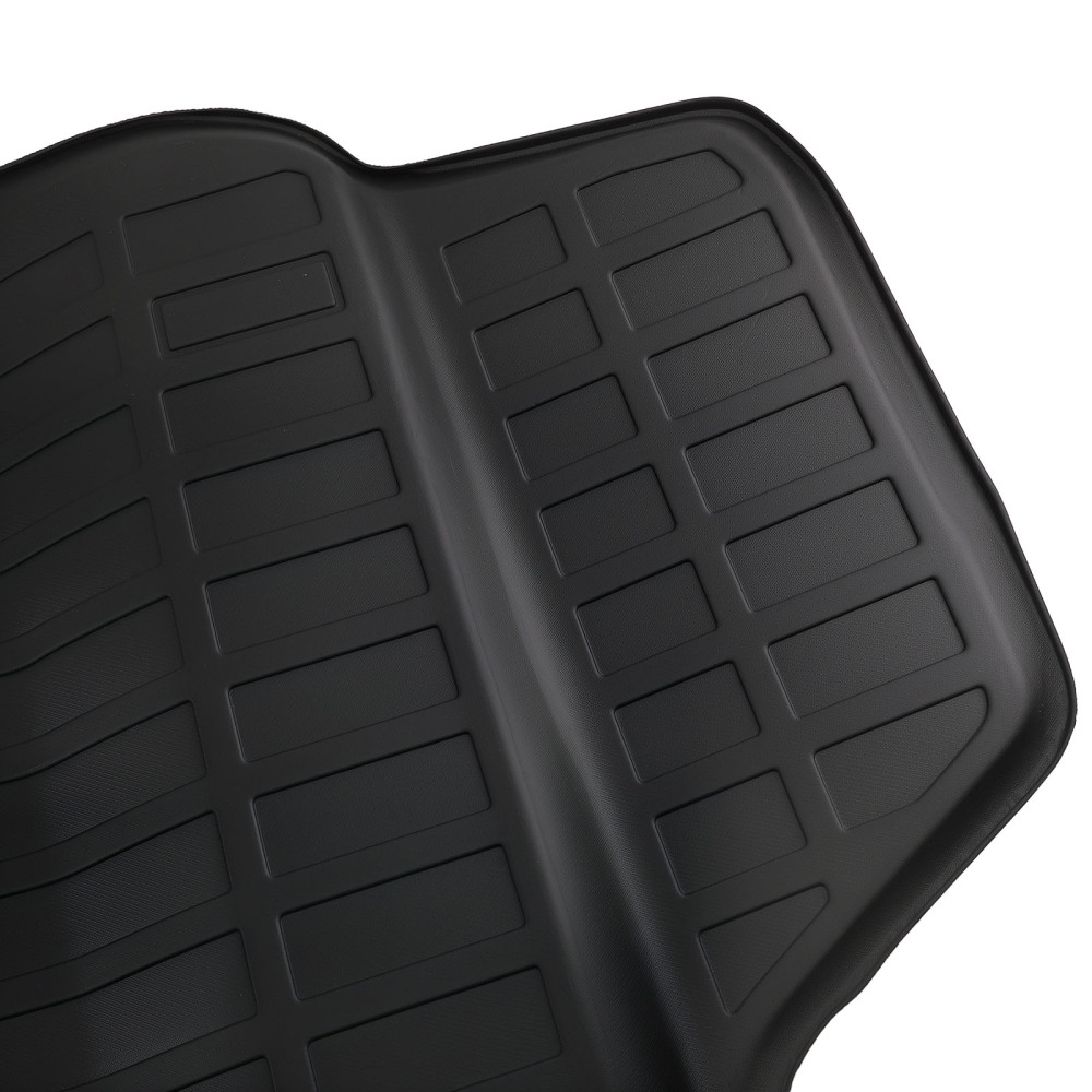 All-Weather Rear Cargo Mat compatible for Honda Accord 2018-2022 Black TPE Boot Trunk Liner