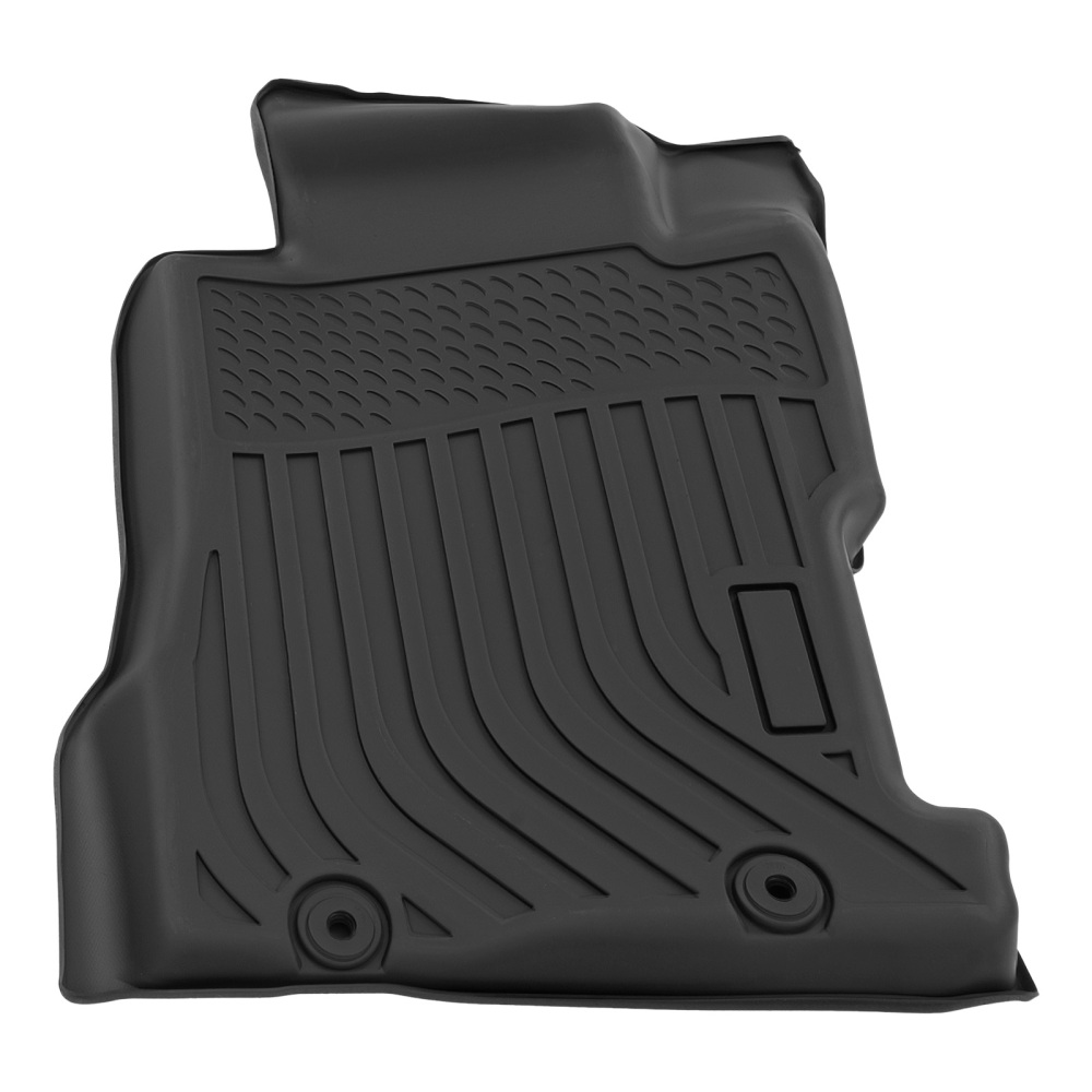 All Weather Carpet Floor Mats compatible for Honda Civic 2006-2011 Black TPE Floor Liners