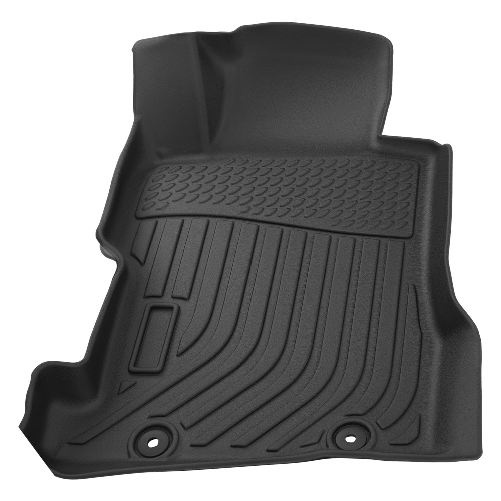 All Weather Carpet Floor Mats compatible for Honda Civic 2006-2011 Black TPE Floor Liners