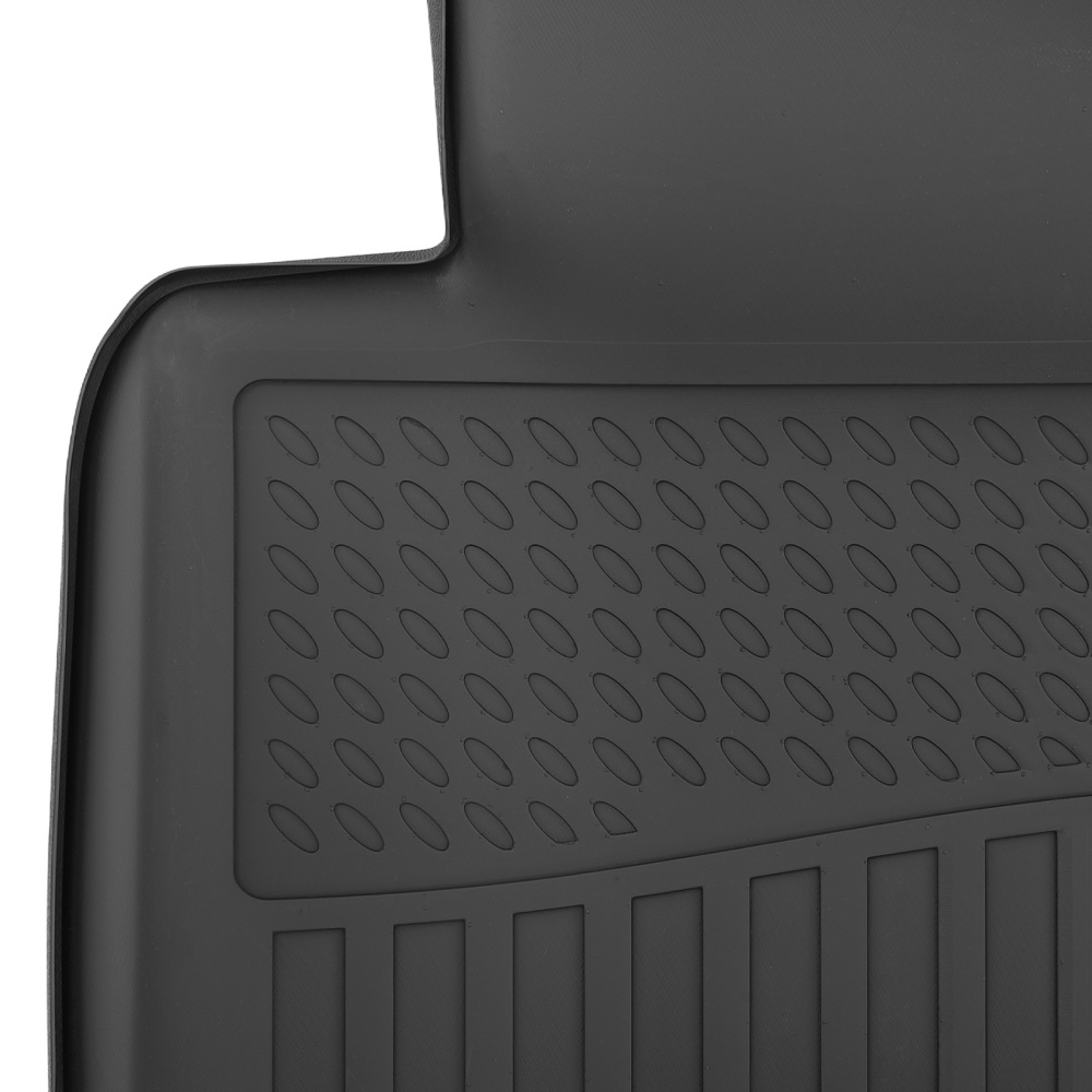 All Weather Carpet Floor Mats compatible for Honda Civic 2006-2011 Black TPE Floor Liners