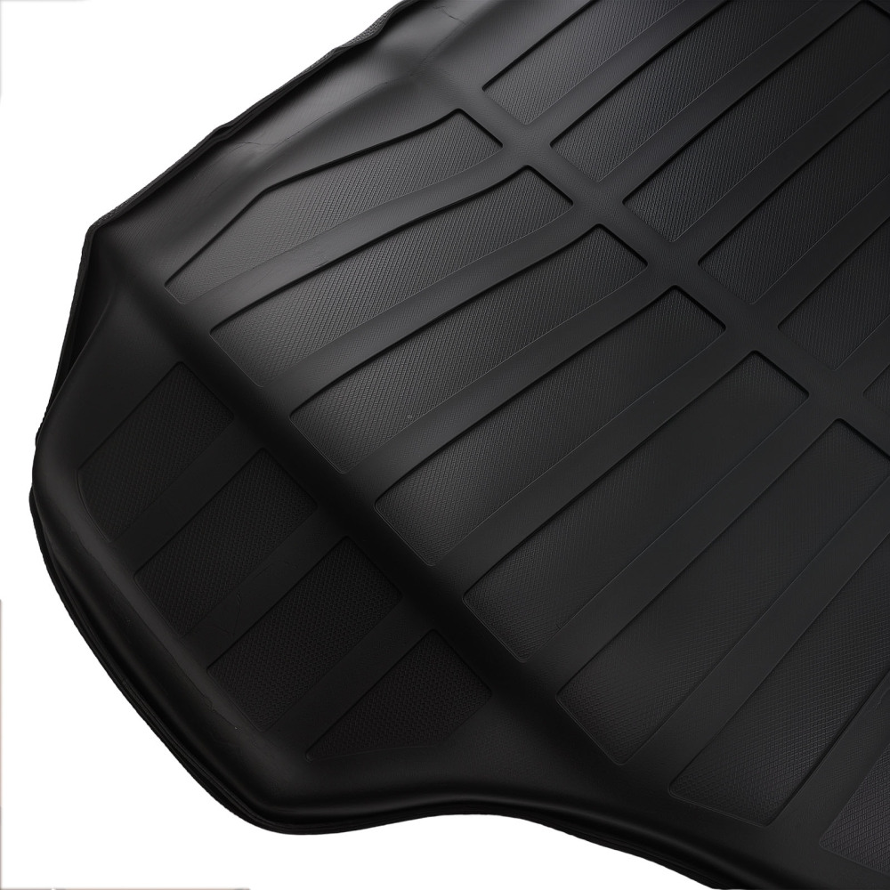 All-Weather Black Cargo Liner compatible for Honda Civic Sedan 2012-2014 2015 TPE Trunk Mat