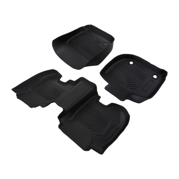 All Weather Carpet Floor Mats compatible for Honda 2015-2020 TPE Anti-Slip Floor Liners