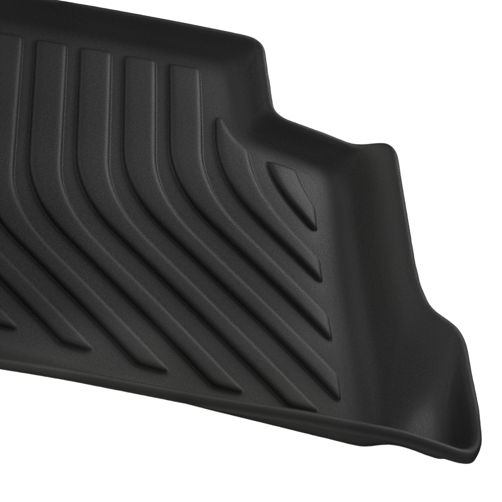 Black TPE Carpet Floor Mats compatible for Hyundai Kona 2018-2023 Waterproof FrontRear