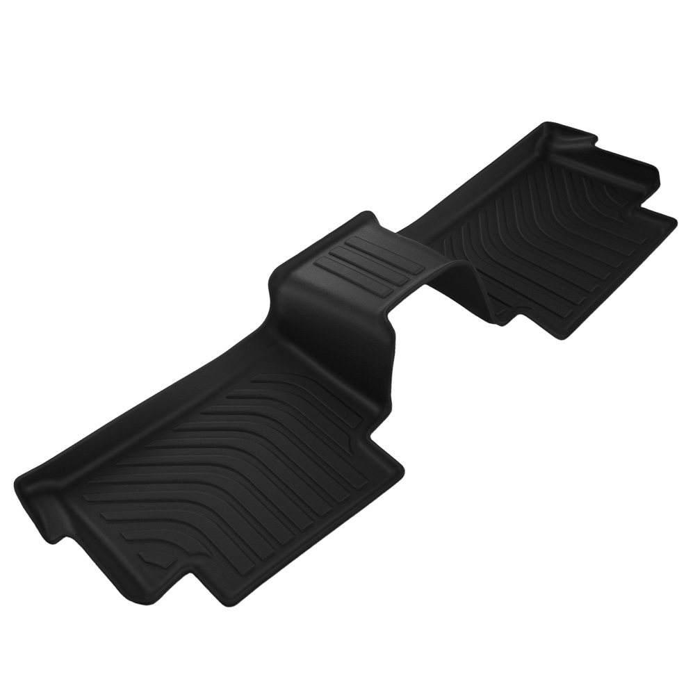 Black TPE Carpet Floor Mats compatible for Hyundai Kona 2018-2023 Waterproof FrontRear