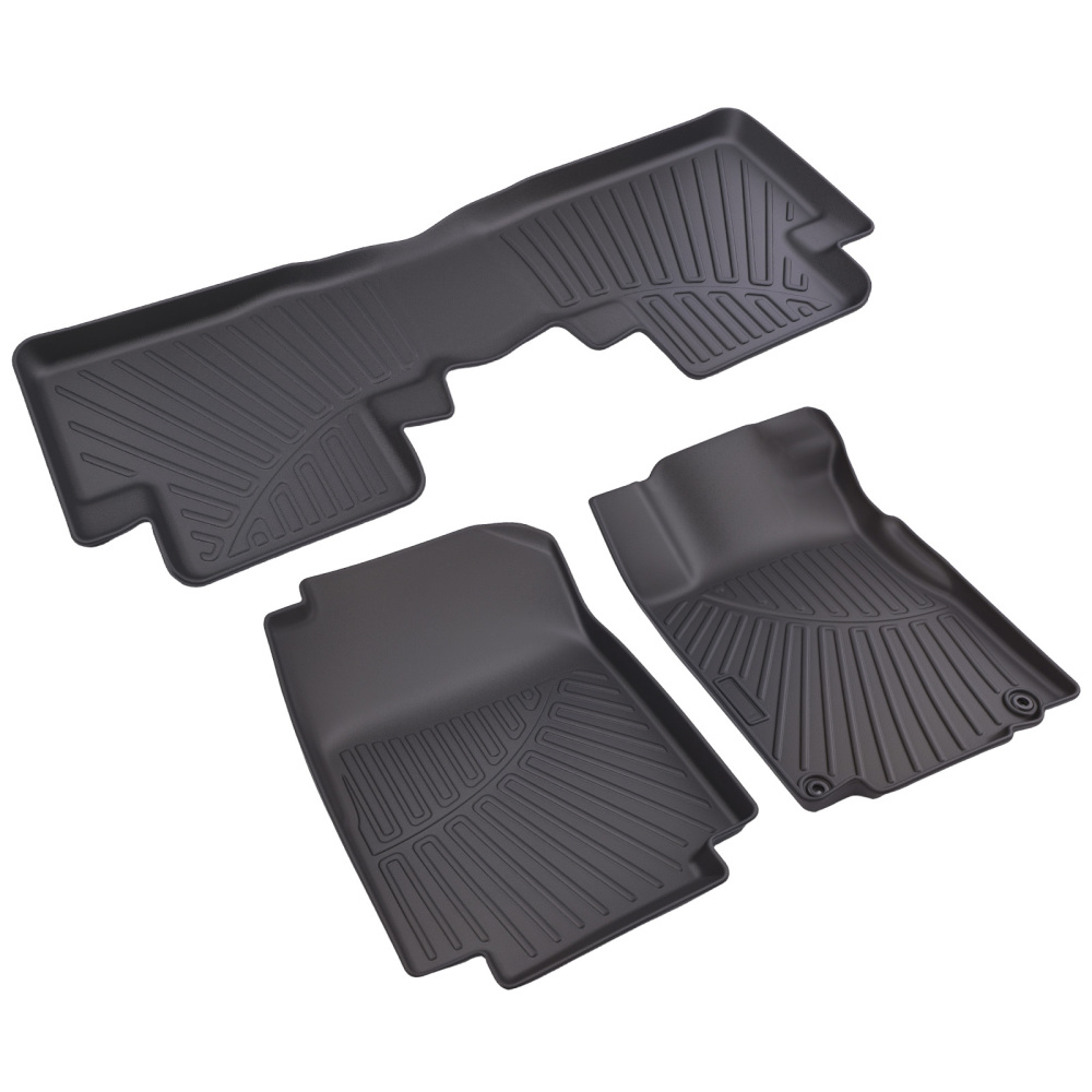 Front & Rear TPE Floor Mats All Weather Car Liners compatible for Honda CR-V EX 2012-2016