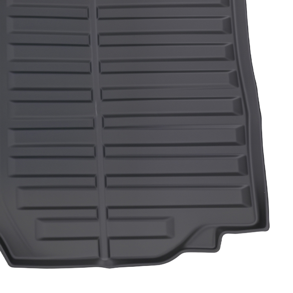Black TPE Trunk Bed Mat compatible for Honda Ridgeline 5.3Ft 2017-2025 Anti-Slip Waterproof
