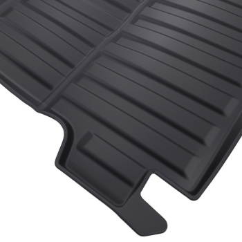 Black TPE Trunk Bed Mat compatible for Honda Ridgeline 5.3Ft 2017-2025 Anti-Slip Waterproof