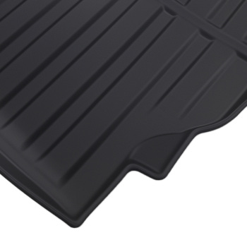 Black TPE Trunk Bed Mat compatible for Honda Ridgeline 5.3Ft 2017-2025 Anti-Slip Waterproof
