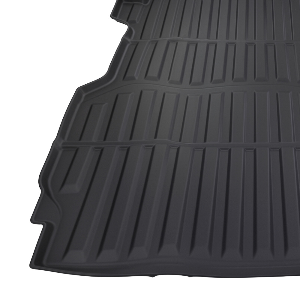 Black TPE Trunk Bed Mat compatible for Honda Ridgeline 5.3Ft 2017-2025 Anti-Slip Waterproof