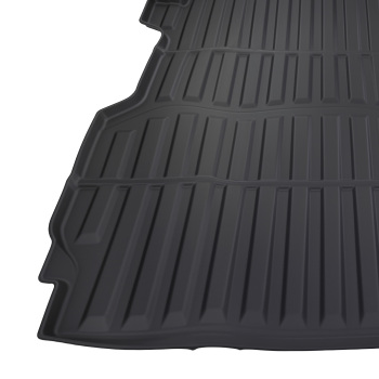 Black TPE Trunk Bed Mat compatible for Honda Ridgeline 5.3Ft 2017-2025 Anti-Slip Waterproof
