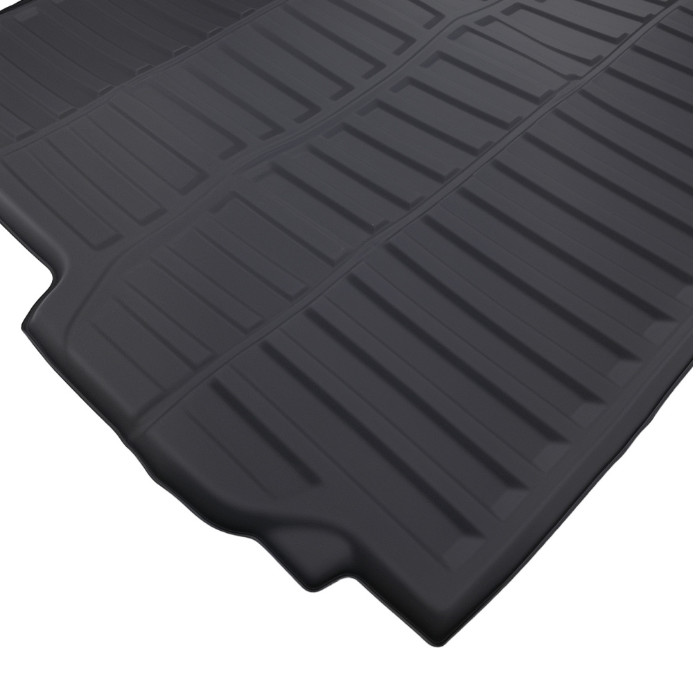 Black TPE Trunk Bed Mat compatible for Honda Ridgeline 5.3Ft 2017-2025 Anti-Slip Waterproof