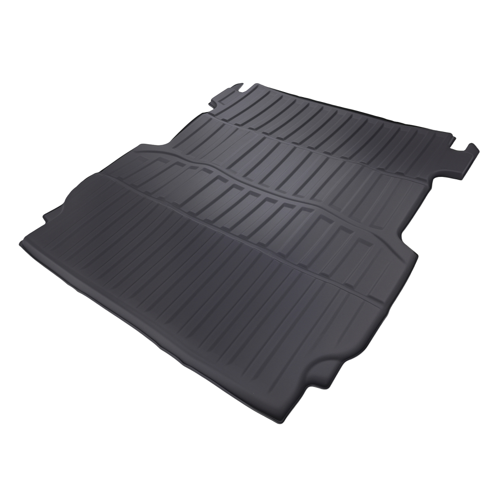Black TPE Trunk Bed Mat compatible for Honda Ridgeline 5.3Ft 2017-2025 Anti-Slip Waterproof