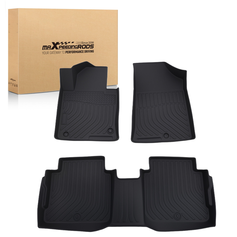 All-Weather Carpet Floor Mats compatible for Hyundai Sonata 2016-19 compatible for Kia Optima TPE