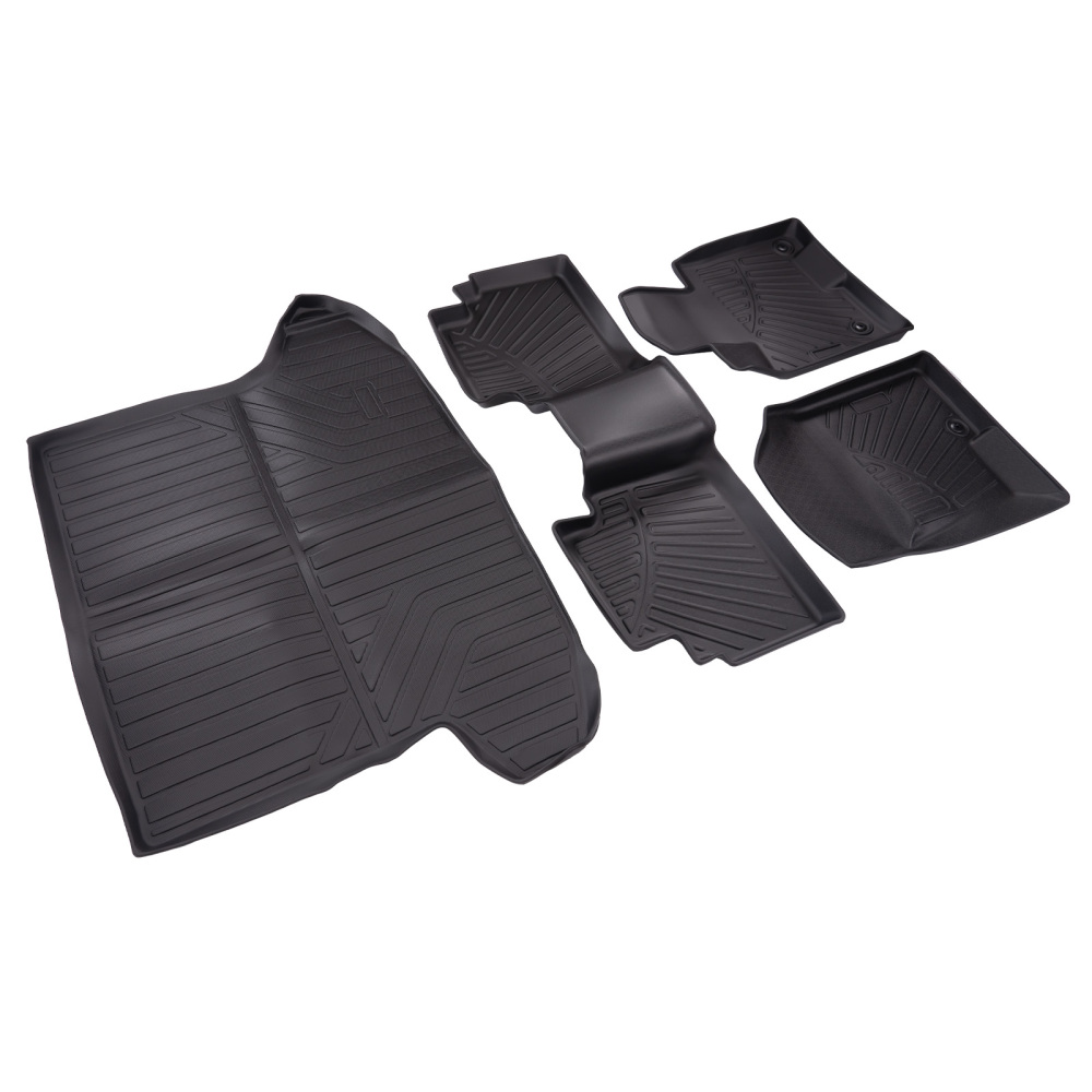 3D Floor MatsCargo Liner Full Cover compatible for Hyundai Tucson 2022-2024 Rubber TPE