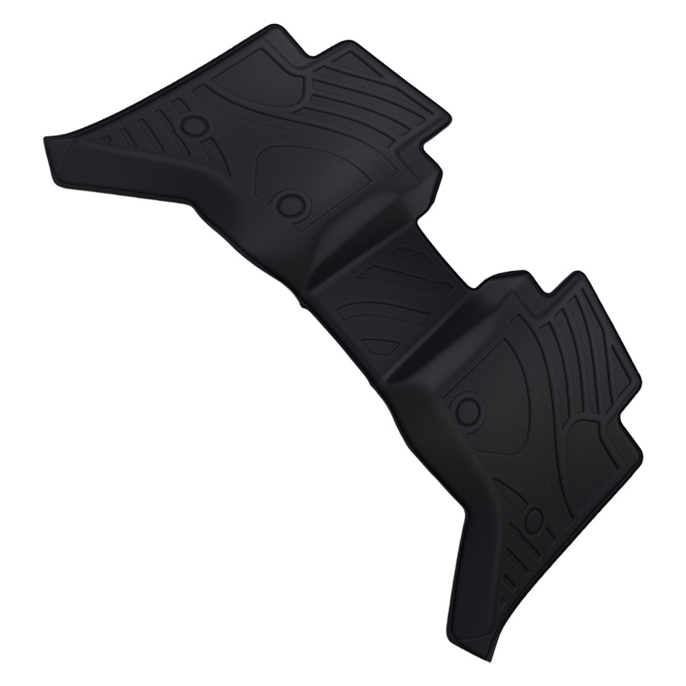 All Weather Black Floor Mats compatible for Toyota Hilux Dual Cab 2015-2023 TPE Car Carpet