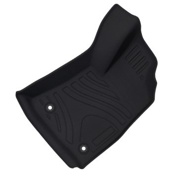 All Weather Black Floor Mats compatible for Toyota Hilux Dual Cab 2015-2023 TPE Car Carpet