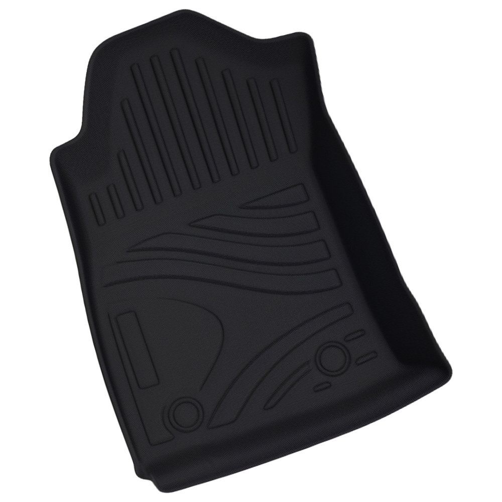 All Weather Black Floor Mats compatible for Toyota Hilux Dual Cab 2015-2023 TPE Car Carpet