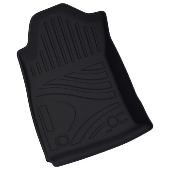 All Weather Black Floor Mats compatible for Toyota Hilux Dual Cab 2015-2023 TPE Car Carpet