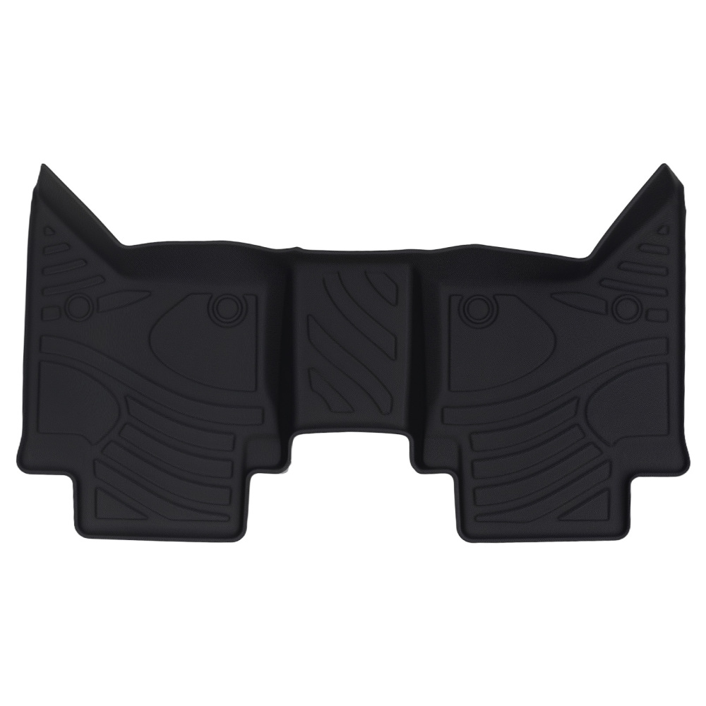 All Weather Black Floor Mats compatible for Toyota Hilux Dual Cab 2015-2023 TPE Car Carpet