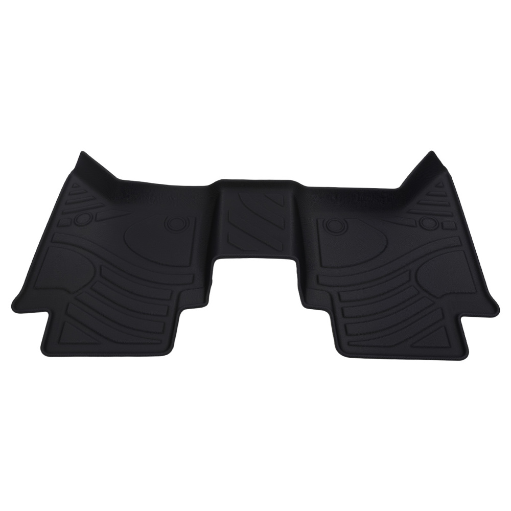 All Weather Black Floor Mats compatible for Toyota Hilux Dual Cab 2015-2023 TPE Car Carpet