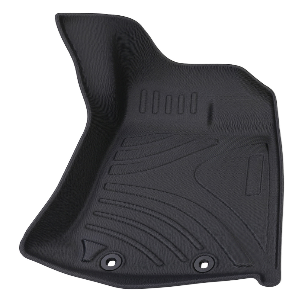All Weather Floor Mat Liner compatible for ISUZU D-MAX DMAX 2020-2025 Black TPE Waterproof