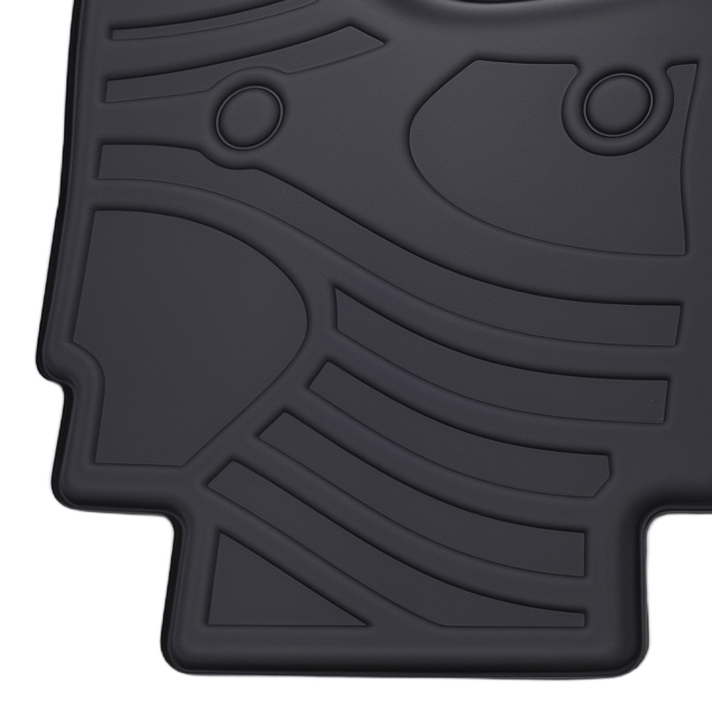 All Weather Floor Mat Liner compatible for ISUZU D-MAX DMAX 2020-2025 Black TPE Waterproof