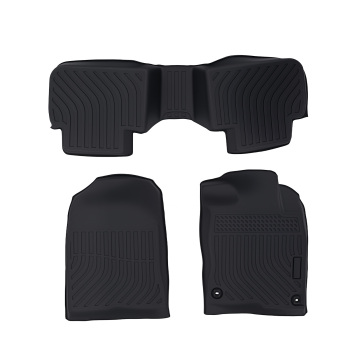 All-Weather Black Floor Mats compatible for Honda Civic 2022-2025 TPE Rubber Anti-Slip