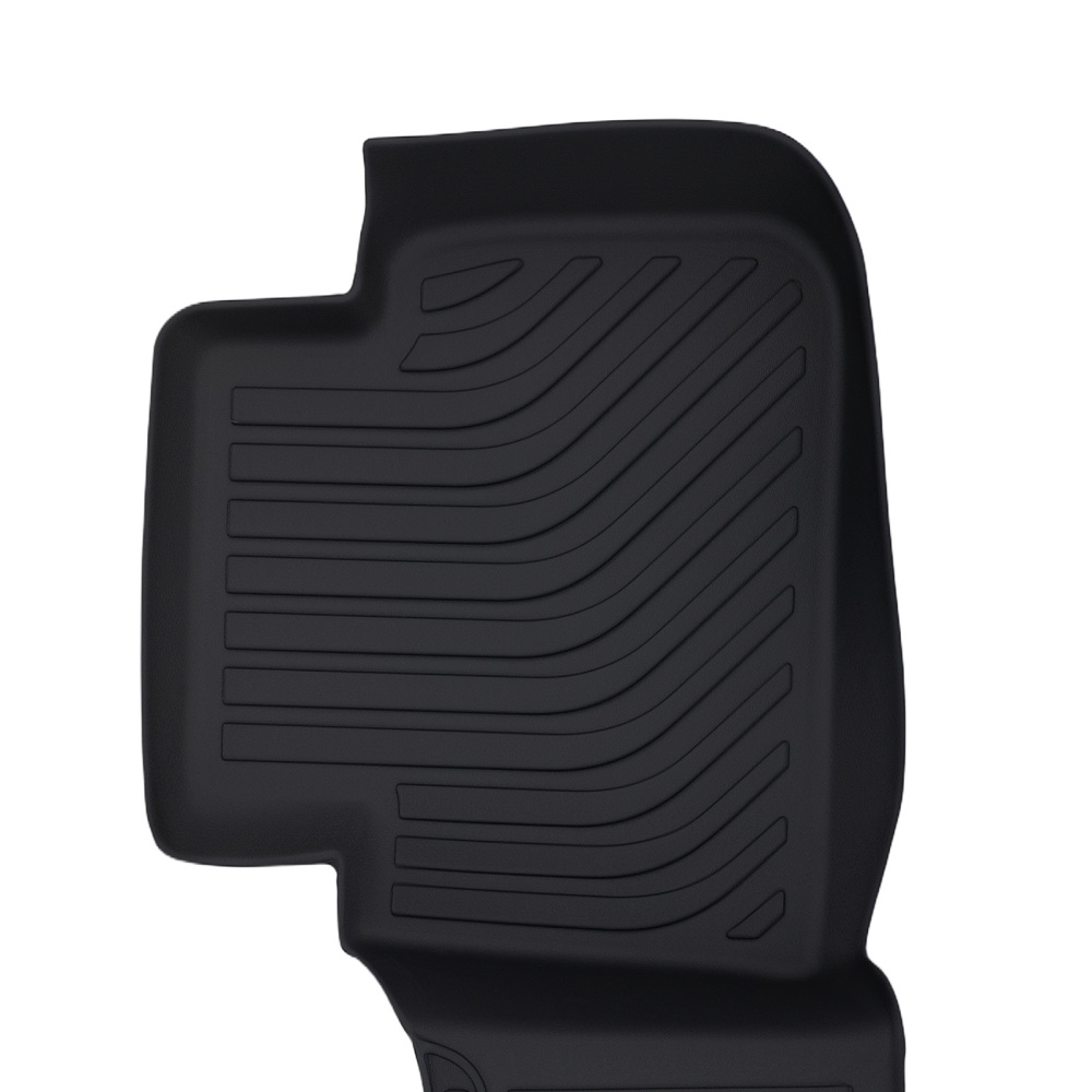 All-Weather Black Floor Mats compatible for Honda Civic 2022-2025 TPE Rubber Anti-Slip