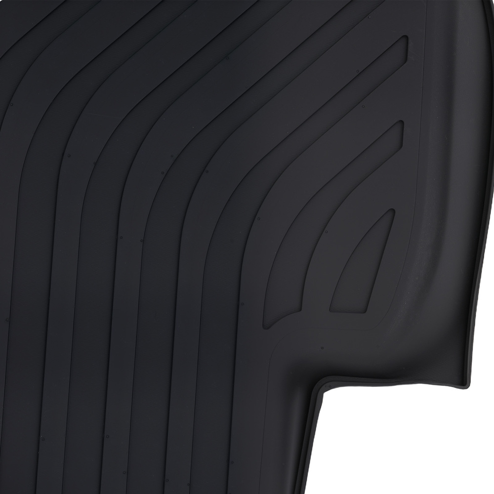 All-Weather Black Floor Mats compatible for Honda Civic 2022-2025 TPE Rubber Anti-Slip