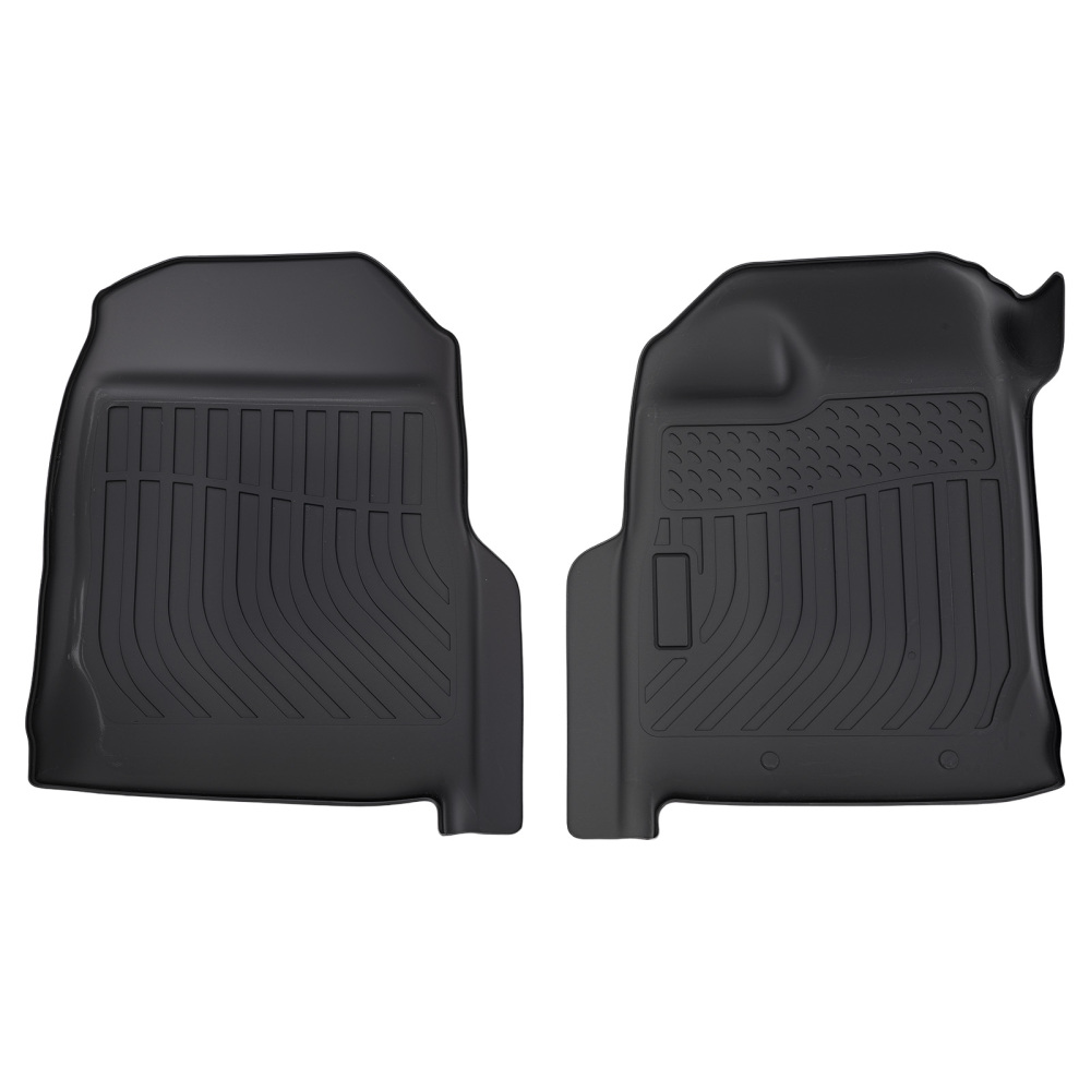 All Weather Black Floor Mats Liner compatible for Isuzu D-Max RHD 2022-2023 TPE Rubber