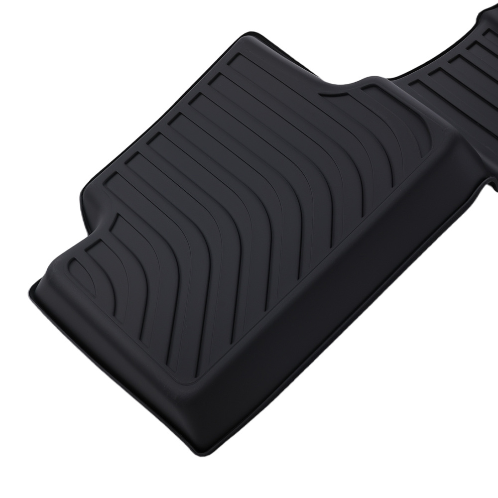 All Weather Floor Mats compatible for Jeep Cherokee 2015-2023 TPE Black Anti-Slip Car Mat