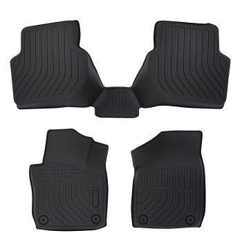 All-Weather Carpet Floor Mats compatible for Volkswagen Jetta 2011-2018 TPE Anti-Slip