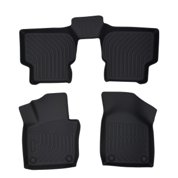 All-Weather Carpet Floor Mats compatible for Volkswagen Jetta 2011-2018 TPE Anti-Slip