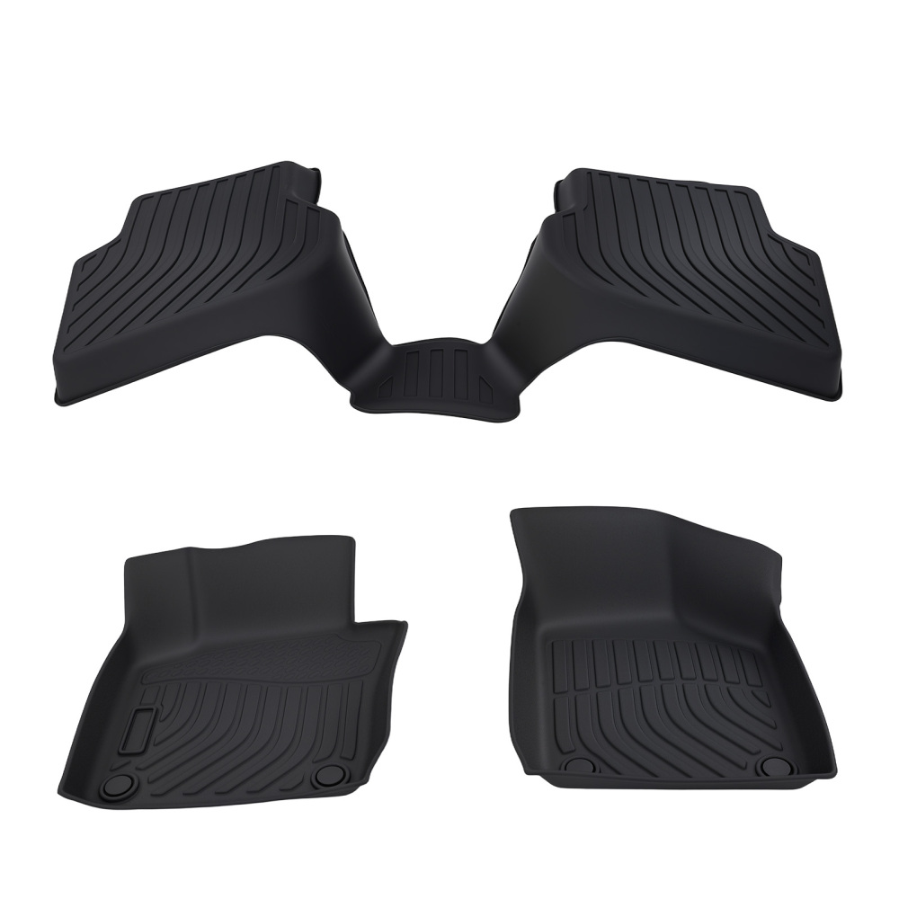 All-Weather Carpet Floor Mats compatible for Volkswagen Jetta 2011-2018 TPE Anti-Slip