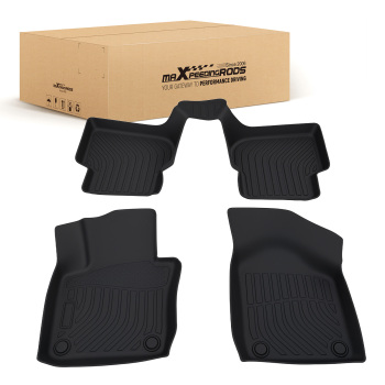All-Weather Carpet Floor Mats compatible for Volkswagen Jetta 2011-2018 TPE Anti-Slip