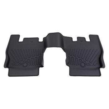 3Pcs Floor Mats compatible for Jeep Wrangler JL 4-Door 18-2024 TPE Floor Liners All Weather