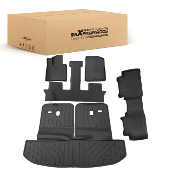 Floor Mats Liner compatible for Kia Sorento 67 Seats 2021-2025 Black TPE Waterproof