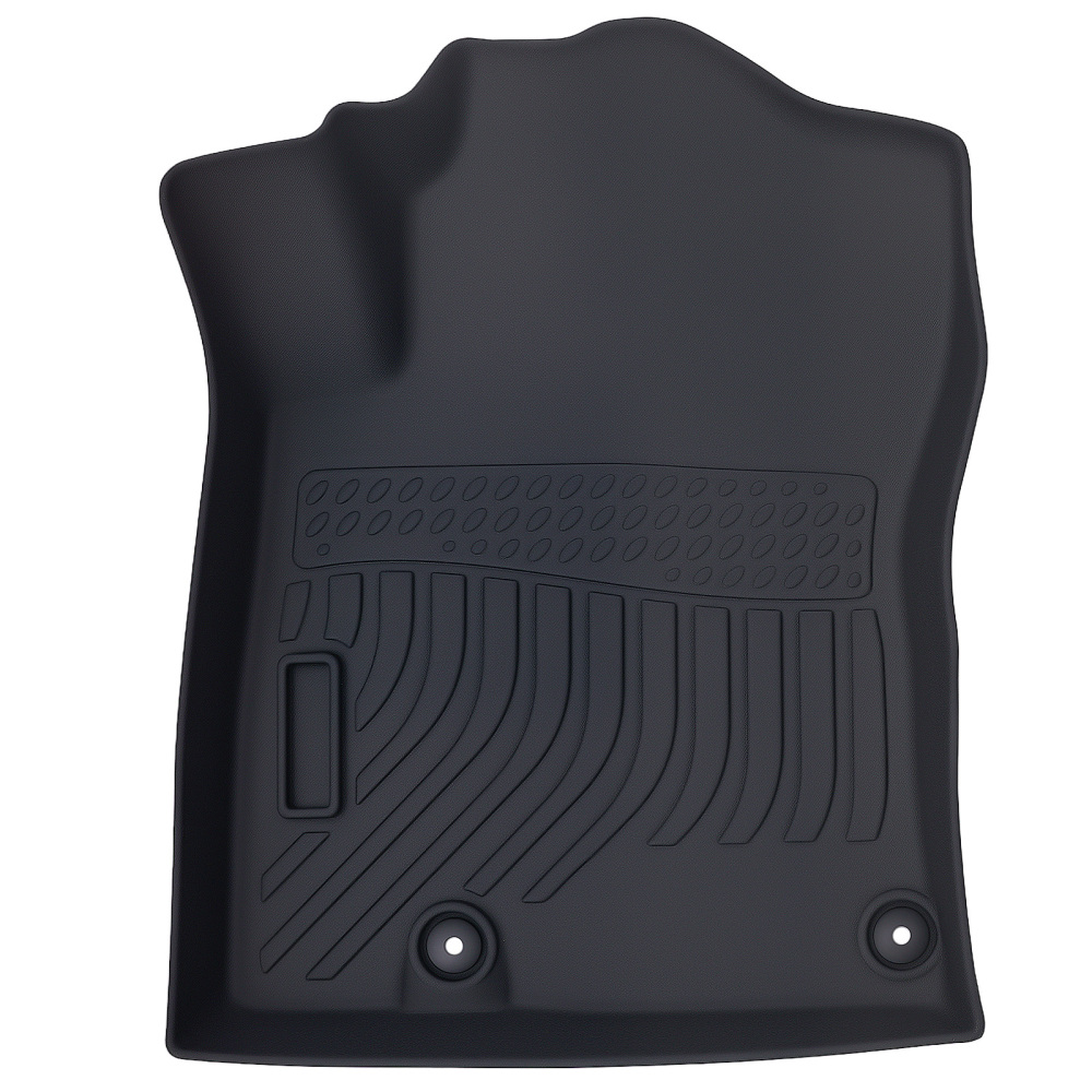 All-Weather Black Floor Mats compatible for Kia Niro 2023-2024 TPE Rubber Waterproof