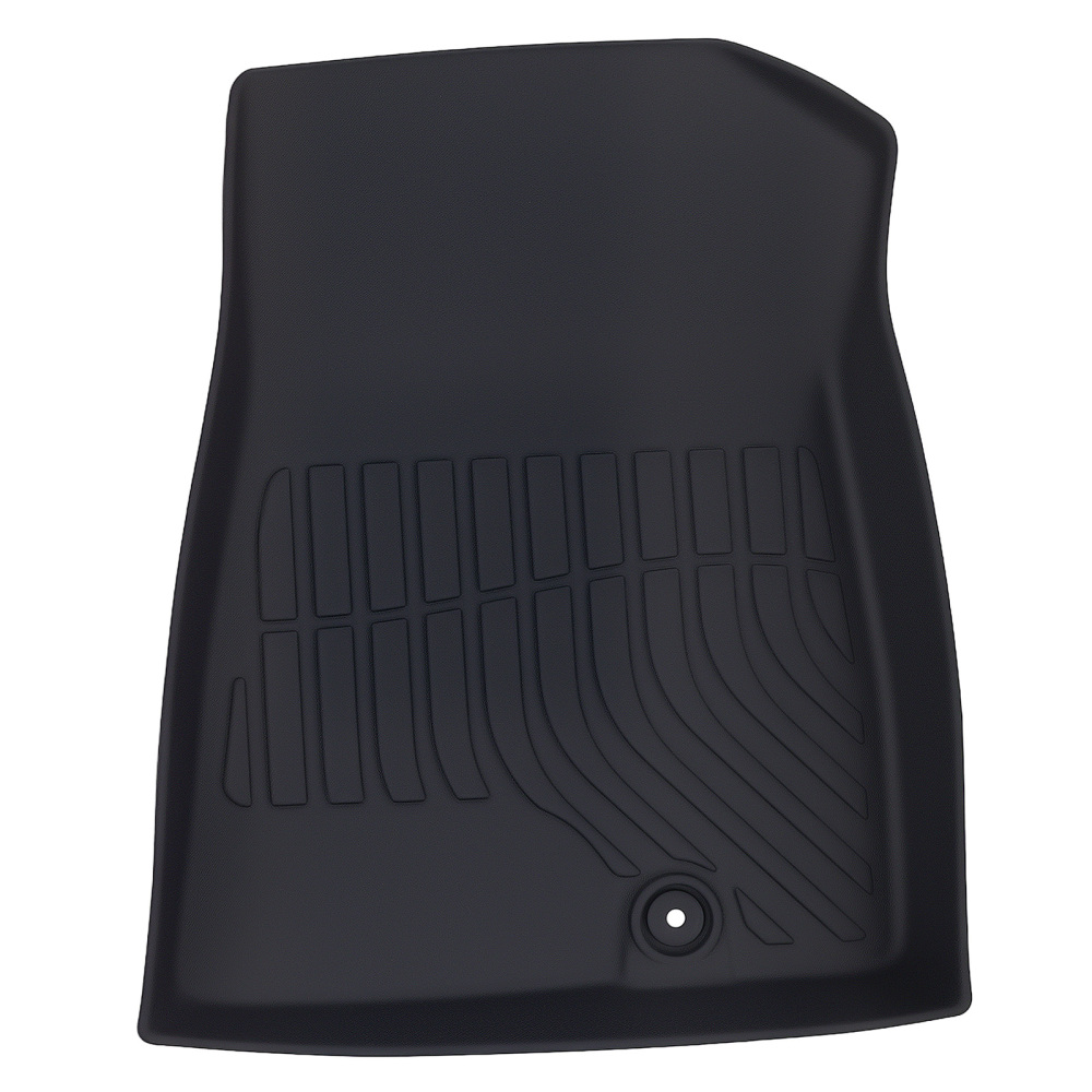 All-Weather Black Floor Mats compatible for Kia Niro 2023-2024 TPE Rubber Waterproof