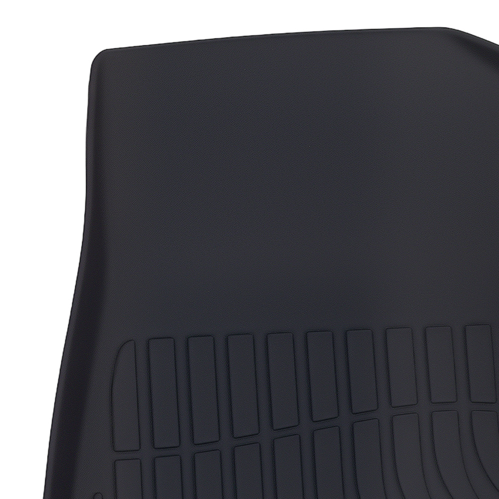 All-Weather Black Floor Mats compatible for Kia Niro 2023-2024 TPE Rubber Waterproof